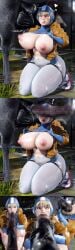 apex_legends hex3d horse horsecock horsecock_on_humanoid penis wattson_(apex_legends)