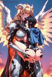1futa ai_generated carrying cum cum_in_pussy cum_inside dickgirl dustyfutaai equine_penis fantasy female fucked_from_behind furry futa_on_female futanari horn horsecock hotel_transylvania huge_balls huge_cock intersex large_insertion mavis_dracula nun penis sex vaginal_penetration wings