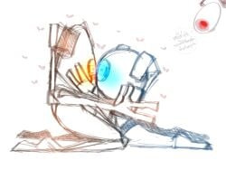atlas_(portal) drawn glados marlushii p-body_(portal) portal_(series) portal_2 robot