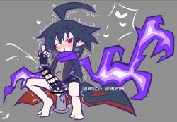 almaz_von_almadine_adamant bottomless bottomless_male cum dildo dildo_in_ass disgaea disgaea_3 disgaea_rpg jerkingoff masturbation nippon_ichi_software penis stinkyyoverlord