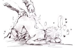 2boys cloud_strife final_fantasy final_fantasy_vii gay gay_sex sephiroth