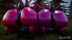 2boys 3d 3d_animation anus ass_focus asshole big_ass big_balls enormous_ass fat_ass_feral feral feral_only looking_at_viewer looking_back male male_only no_sound pokemon pokemon_(species) scolipede shiny_pokemon tagme video zenith741