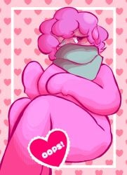 blush censored chubby_female drawn female slendytubbies slendytubbies_oc solo solo_focus