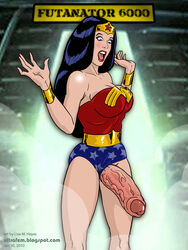 2010 big_penis dc_comics futa_only futanari intersex penis ultrafem wonder_woman wonder_woman_(series)