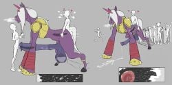 anal animal_genitalia animal_penis anthro bandai_namco big_penis bodily_fluids bookman_v cum cum_in_ass cum_in_balls cum_inside digimon digimon_(species) ejaculation equid equine equine_genitalia equine_penis feral feral_penetrated gangbang genital_fluids genitals group group_sex hands-free hi_res horse huge_cock human human_on_feral human_penetrating human_penetrating_feral indramon interspecies male male/male mammal penetration penis pregnant pregnant_male sex urethral urethral_penetration zoophilia
