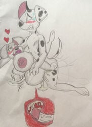 101_dalmatian_street 101_dalmatians baby brother_and_sister cervical_penetration cum_in_pussy disney disney_xd dorothy_(101_dalmatians) dylan_(101_dalmatians) furry furry_only nipples penis pregnant pregnant_female rough_sketch womb_penetration young