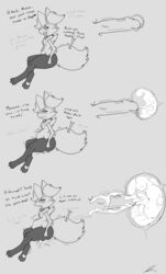 absurd_res ahegao anthro bell bell_collar blush bodily_fluids braixen cervical_penetration cheek_tuft chest_tuft claws collar comic cum cum_belly cum_in_pussy cum_in_uterus cum_inside cum_on_leg dialogue ear_tuft english_text excessive_cum facial_tuft female fluffy fluffy_tail genital_fluids genitals hi_res human_on_anthro inflation inner_ear_fluff internal interspecies jeffthehusky looking_pleasured male male/female male_human/female_anthro male_human/female_pokemon male_on_anthro monochrome nintendo nude onomatopoeia orgasm pawpads penetration penis pokémon_(species) pokemon pokemon_(species) pokephilia sitting sound_effects stick tears text tongue tongue_out tuft unseen_male_face uterus vaginal_penetration vein veiny_penis video_games