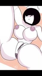 anal anal_penetration animated big_breasts breasts cum cum_in_pussy cum_inside maidbot_(androjuniarto) mob_face nipples no_sound penetration sex tagme threesome video