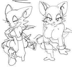 looking_at_viewer rouge_the_bat sonic_(series) sonic_the_hedgehog_(series) watatanza wip