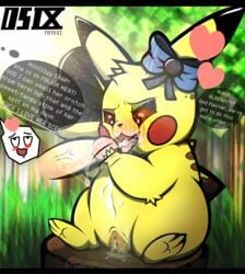 <3_eyes bodily_fluids cosplay_pikachu cum cum_drip cum_in_mouth cum_inside cum_on_stomach disembodied_penis dripping dsub9 ejaculation fellatio female feral genital_fluids genitals heart hi_res human looking_pleasured male mammal nintendo offscreen_character oral outside penile penis pikachu pokémon_(species) pokemon pussy pussy_juice pussy_juice_leaking pussy_juice_on_ground red_eyes saliva saliva_drip saliva_on_penis saliva_on_tongue saliva_string sex shaded slightly_chubby smelly solo_focus text thought_bubble vein veiny_penis video_games