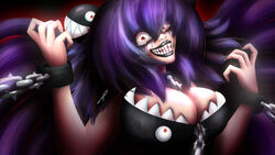 breasts chain_chomp chains chompette crazy darkeclipticheart mario_(series) new_super_mario_bros._u_deluxe sharp_teeth tagme