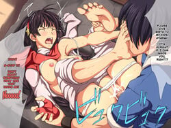 1boy 1girls arm_grab ass athena_asamiya bad_end barefoot big_breasts blush bra bra_down breasts breasts_out breeding_slave captured captured_heroine censored closed_eyes clothed_sex clothing clothing_aside crying cum cum_in_pussy cum_inside cum_overflow defeat defeated defeated_heroine english_text female female_focus foot_fetish foot_lick foot_licking forced forced_kiss functionally_nude impregnation impregnation_request king_of_fighters kissing leg_grab leg_up long_hair maku_(l-u) male male/female male_penetrating maledom matching_underwear medium_breasts missionary_position nipples on_back open_clothes open_mouth panties panties_down penetration penis petite pinned_down psycho_soldier pussy rape restrained restrained_arms scared screaming sex sie_kensou snk spread_legs straight struggling sweat tears teenage_girl teenager text thrusting torn_clothes translated undressed vaginal_penetration white_bra white_panties wrist_grab younger_female