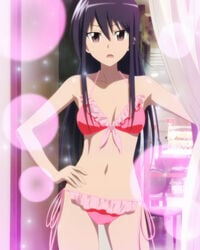 amakusa_shino bikini female high_resolution screen_capture screencap seitokai_yakuindomo swimsuit tagme