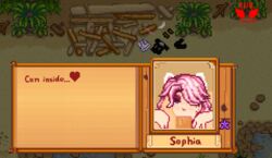 1girls 2d 2d_animation :>= animated begging_for_more begging_to_cum blue_eyes cum_begging cum_inside_request cute deepthroat dirty_talk eye_contact hand_on_head head_grab oral oral_sex petite pink_hair pixel_animation pixel_art pov sophia_(stardew_valley) stardew_valley stardew_valley_expanded theevilfallenone throat_fuck