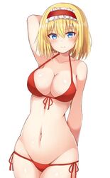 alice_margatroid armpits belly_button bikini female tksand touhou