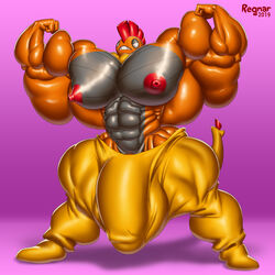 abs anthro_only balls biceps bodybuilder furry furry_only hyper hyper_balls hyper_genitalia hyper_muscles hyper_penis hyper_testicles male male_focus male_only muscles muscular muscular_anthro muscular_arms muscular_ass muscular_back muscular_legs muscular_male muscular_thighs nipples pecs penis pokemon regnar scrafty solo veins veiny_penis