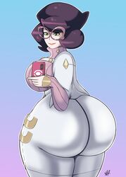 ass big_ass big_butt glasses huge_ass huge_butt jarsman_(artist) looking_back pawg pokemon pokemon_sm selfie wicke_(pokemon)