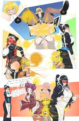 6girls ass ass_in_dress blush breasts clementine_(overlord) cz2128_delta disgusted entoma_vasilissa_zeta fart fart_bukkake fart_cloud fart_everywhere fart_fetish fart_torture farting farting_in_face knocked_out lazei looking_pleasured lupusregina_beta maid multiple_girls narberal_gamma overlord_(maruyama) pleasure_face smile solution_epsilon text text_bubble tied_up yuri yuri_alpha