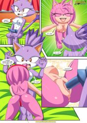 amy rose from burning love (comic) by bbmbbf
