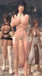 3d 3futas bangs big_penis dead_or_alive final_fantasy final_fantasy_x futa_only futanari gloves group hair_stick hanging_penis heels hime_cut huge_breasts huge_cock hyper_penis large_breasts larger_futanari lisa_hamilton long_penis lulu_(final_fantasy) masterdam3d naked naked_footwear no_pubes nude nyotengu penis_base penis_cutout purple_lipstick retracted_foreskin rugged_penis shiny_penis sidelocks size_difference smaller_futanari standing swinging_penis thick_penis thick_thighs thighhighs top_heavy_penis updo white_dress