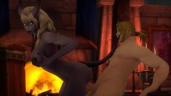 1boy 1girls 2018 3d 60fps alliance alliance_(warcraft) anduin_wrynn animated ass blonde_hair bouncing_ass bouncing_breasts breast_grab breasts dark_skin draenei from_behind_position hi_res hooves horns human human_(warcraft) human_(world_of_warcraft) human_is_better human_penetrating interspecies lakuu long_hair loop male_nipples medium_breasts muscular_male navel nipples no_sound nude nude_female nude_male open_mouth original_character pounding rexxcraft sex short_hair smile smooth_animation spread_legs standing_sex tail vaginal_penetration video white_skin world_of_warcraft wow