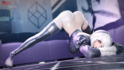 yorha 2b from nier: automata by red404