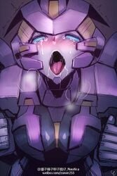 1girls ahe_gao ahegao alien alien_girl blue_eyes female female_only machine naughty_face nautica open_mouth robot robot_girl saliva solo solo_female tears tongue transformers zoner233