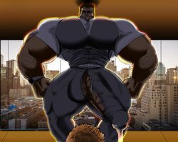 abs balls bara biceps hyper hyper_balls hyper_genitalia hyper_penis hyper_testicles jjin male muscles muscular muscular_arms muscular_legs muscular_male muscular_thighs nipples pecs penis testicles veins veiny_penis yaoi