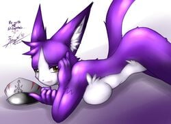 .hack anthro mia_(.hack) mn_xenx purple_fur tagme