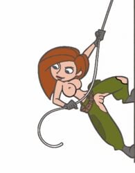 alternate_breast_size animated disney female female_only helix human kim_possible kimberly_ann_possible nipples solo straight_hair