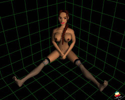 3d c.art.man female female_only human lara_croft lara_croft_(classic) solo tagme thighhighs tomb_raider