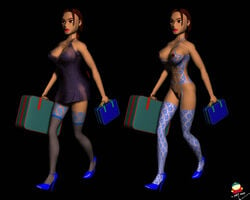 3d c.art.man female female_only human lara_croft lara_croft_(classic) solo tagme thighhighs tomb_raider