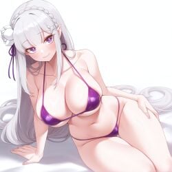 Emilia (Re:Zero) Rule 34 Image
