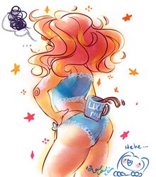 adventure_time ass flame_princess laurlaur panties tagme underwear