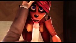 1boy 1boy1girl 1girls 3d 3d_(artwork) animated animatronic big_penis blowjob deepthroat eye_contact fellatio female five_nights_at_freddy's freddy_(fnaf) freddy_fazbear frederika_(fnaf) fuck_nights_at_frederika's genderswap genderswap_(mtf) hand_on_head human human_on_anthro human_on_robot human_penetrating looking_at_another looking_at_viewer male_human/female_anthro male_human/female_robot oral oral_sex pale-skinned_male pale_skin pov robot robot_girl rule_63 sfm sound tagme throat_barrier video vinceafterd