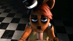 1boy 1boy1girl 1girls 3d animated bear big_breasts big_penis blowjob blue_eyes breasts cock_worship deepthroat eye_contact eyelashes fellatio female five_nights_at_freddy's freddy_(fnaf) freddy_fazbear frederika_(fnaf) hat horror human human_on_robot human_penetrating lips looking_at_viewer male male_pov mp4 nightmare_waifu nipples oral oral_sex pale-skinned_male pale_skin penis_in_mouth rayhuma robot robot_girl rule_63 sound source_filmmaker tagme throat_barrier top_hat video watermark