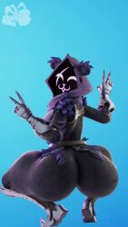 3d 3d_(artwork) animated anthro ass ass_focus ass_grab ass_up bear big_ass big_butt blender_(software) digital_media_(artwork) epic_games female fortnite fur gesture hi_res looking_at_viewer loop mammal pervertguy341 raven_team_leader simple_background smile solo sound tagme thick_thighs thighs twerking v_sign video