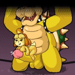 1:1 1boy 1girls 2021 animal_crossing animated anthro anthro_on_anthro arms_tied balls barefoot big_balls big_penis bodily_fluids bodyjob bondage bound bowser breast_play breast_squish breasts breath canid canine canis chain_bondage chains collar completely_nude completely_nude_female digital_media_(artwork) domestic_dog dominant dominant_anthro dominant_female dripping duo excessive_precum female full_body fur genital_fluids genitals gif handjob hands_above_head hug humanoid_genitalia humanoid_penis isabelle_(animal_crossing) kneeling koopa larger_male legs_tied licking male male/female mammal mario_(series) naked naked_female naughtysableye nintendo nude nude_female oral paizuri panting penile penis penis_hug penis_lick penis_riding pixel_art precum precum_drip precum_string pussyjob scalie seamless_loop shaking_butt short_playtime simple_background size_difference size_play small_dom_big_sub smaller_female smile spiked_collar spikes squish submissive submissive_anthro submissive_male super_smash_bros. tailwag throbbing_balls tongue tongue_out twitching two-handed_handjob video_games yellow_body yellow_fur