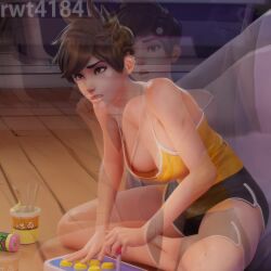 1girl 1girls 2020s 2023 3d adult adult_girl airing_out ambiguous_pov animated arcade_stick areola areola_slip areolae areolae_slip barefoot black_eyebrows blender blender_(software) blizzard_entertainment breasts breasts_out brown_eyes brown_hair controller cooling_off crossed_legs dolphin_shorts downblouse ear_piercing european european_female exposed_breasts eye_contact eyebrows female female_focus female_only fight_stick flashing_breasts floor freckled_face freckles front_view gaming heat heroine human large_breasts legs legs_crossed lena_oxton light-skinned_female light_skin looking_at_viewer medium_breasts metahuman mp4 nail_polish nipple_slip nipples no_bra no_sound overwatch overwatch_2 pov pov_eye_contact pulled_by_self raised_finger rwt4184 shirt_pull short_hair short_hair_female shorter_than_30_seconds shorter_than_one_minute shorts showing_breasts side_slit sitting sitting_on_floor smile solo solo_female strap_slip strong_tomboy_(spectrum) superheroine surprise surprised surprised_expression tank_top tomboy topwear_pull tracer two_tone_bottomwear two_tone_bottomwear_(blackandwhite) two_tone_topwear two_tone_topwear_(yellowandwhite) video video_game_franchise watermark waving_hand wooden_floor yellow_eyes