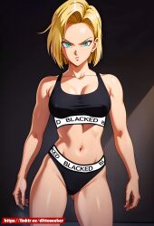 android 18 from blacked by dittoseeker