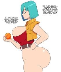 1girls alternate_version_available blue_eyes blue_eyes_female bulma_briefs bulma_briefs_(androids'_saga) cameltoe cleavage curvy dragon_ball dragon_ball_z erect_nipples female huge_areolae huge_ass huge_breasts jay-marvel name_drop puffy_nipples short_hair short_hair_female thick_lips voluptuous wide_hips