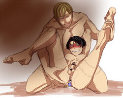 2boys anal_beads anal_insertion attack_on_titan erwin_smith gay genitals levi levi_ackerman male male/male male_only penis shingeki_no_kyojin tagme yaoi