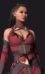 3d asian_female clothed_female female_only mileena mileena_(new_era) mohleena mortal_kombat mortal_kombat_1_(2023) netherrealm_studios solo