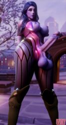 widowmaker from overwatch by ivorynsfw