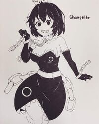 aceofbros breasts chain_chomp chains chompette happy mario_(series) new_super_mario_bros._u_deluxe sharp_teeth