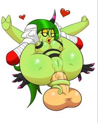 1girls 2d anal anal_sex ass big_areola big_nipples big_penis blue_eyes breasts bubble_butt completely_nude deadly_six erect_nipples female green_hair green_nipples hair_between_eyes heart horn knuckles_the_echidna lips open_mouth pussy sega sex small_image sonic_(series) sonic_lost_world sonic_the_hedgehog_(series) sssonic2 stretched_anus sweat tagme thick_thighs topless zeena zeti zeti_(species)