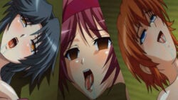 3girls drool drooling inyouchuu inyouchuu_etsu milf milky_(company) open_mouth screencap screenshot shiratori_takeru yagami_yayoi