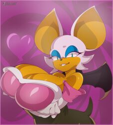 rouge the bat from sonic (series) by negullust