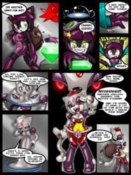 absorption assimilation brainwashing corruption droneification female female_focus female_only grey_skin identity_death original_character purple_fur robotization rosvo sonic_(series) tail transformation