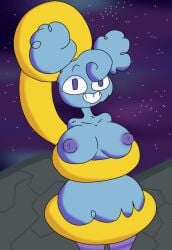 big_breasts blue_fur boobs msm my_singing_monsters pomily sooza sousaphone spaghettibananas tagme tits